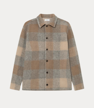 Les Deux jermaine overshirt light desert sand desert taupe