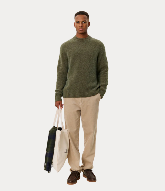 Les Deux gilbert roundneck knit bunge cord melange LDM310150-568568