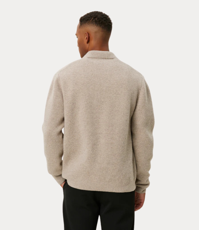 Les Deux fischer milano overshirt light desert sand melange LDM310136-847847