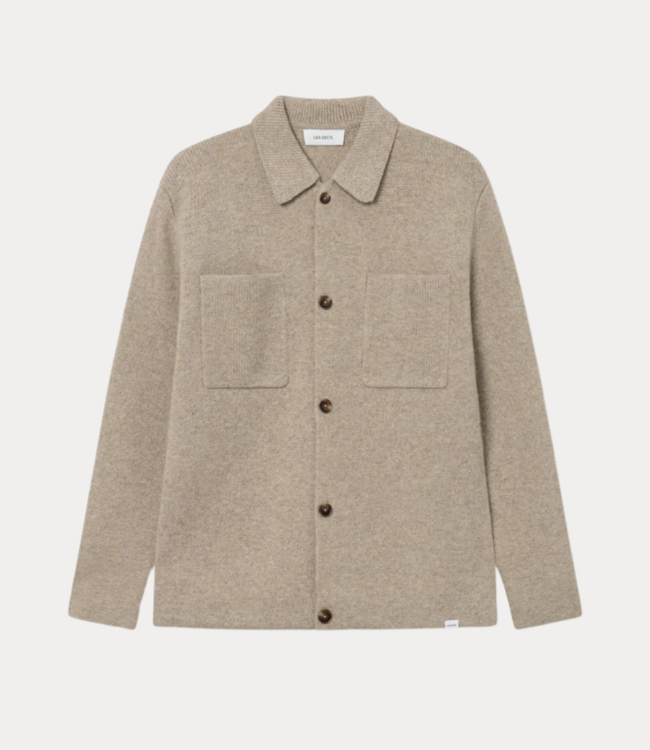 Les Deux fischer milano overshirt light desert sand melange LDM310136-847847