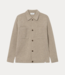 Les Deux fischer milano overshirt light desert sand melange LDM310136-847847