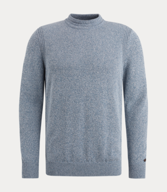 Cast Iron Mock neck bluefin