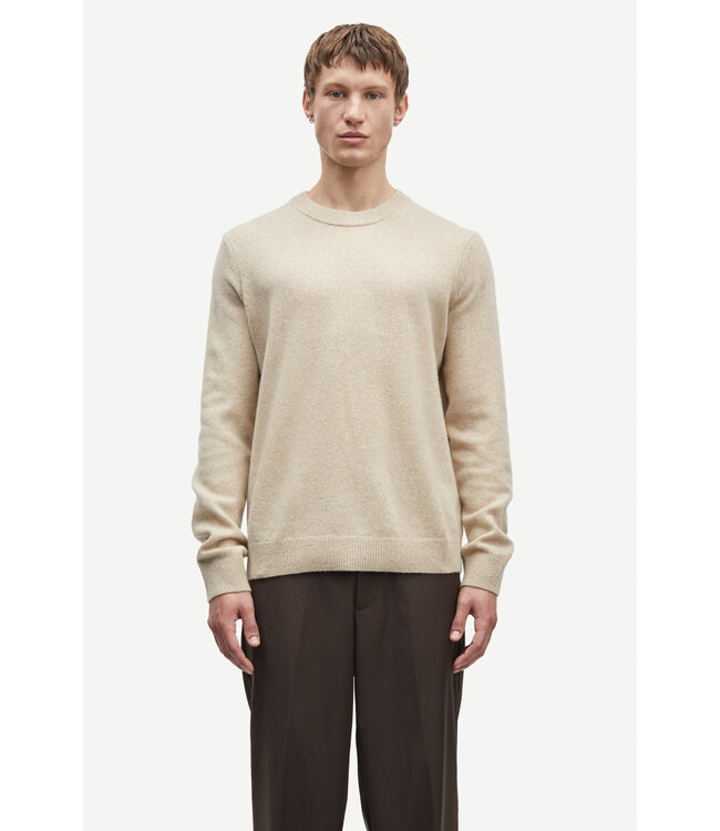 Samsoe Samsoe  isak knit sweater 15010 seneca rock M10000009-171107TCX