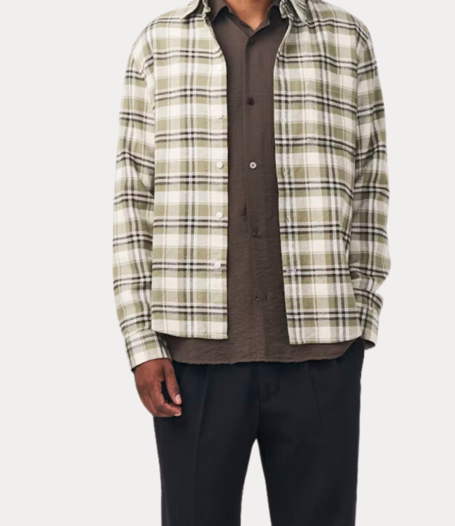 NN.07 Arne Shirt 5166  Green Check 2265166595-734
