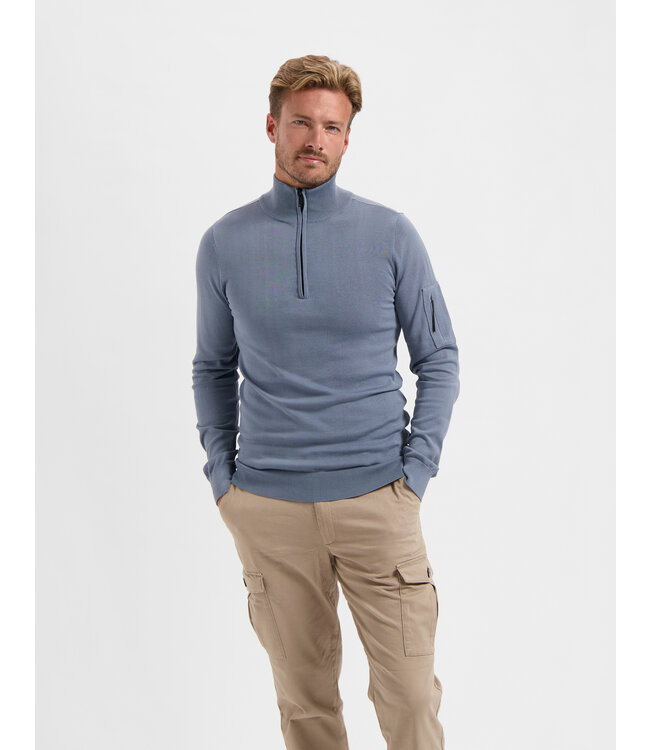 Saint Steve Hilco knit iron blue