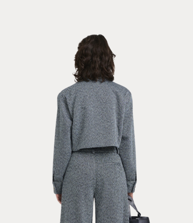 Gestuz BelmaGZ blazer Blue twill structure 10909731-106826