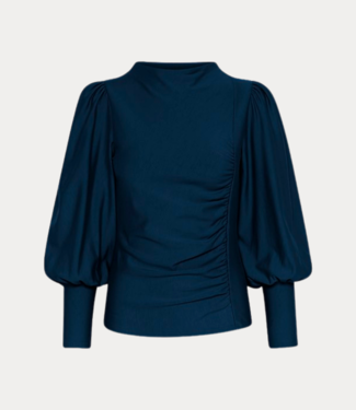 Gestuz RifaGZ puff blouse Dress Blues