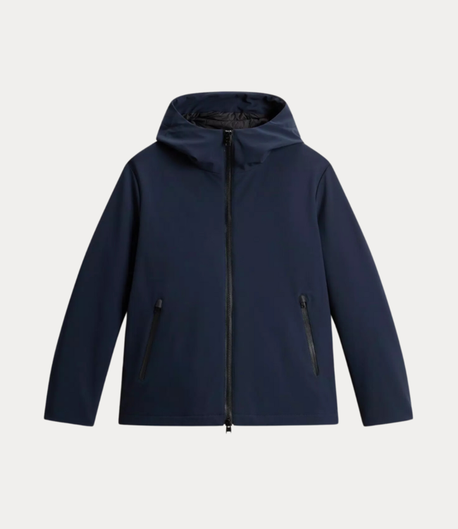 Woolrich Pacific soft shell jacket melton blue