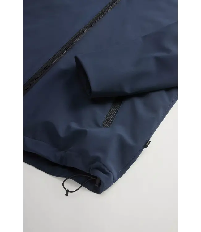 Woolrich  Pacific soft shell jacket melton blue CFWOOU1047MRUT3496-3989