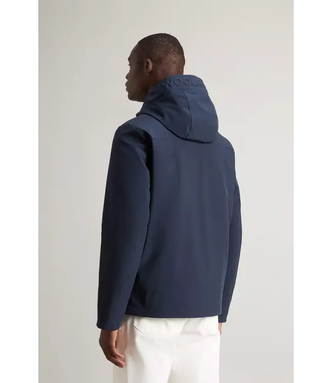 Woolrich Pacific soft shell jacket melton blue