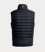 Parajumpers Man Fleece/Nylon Vest Blue Navy