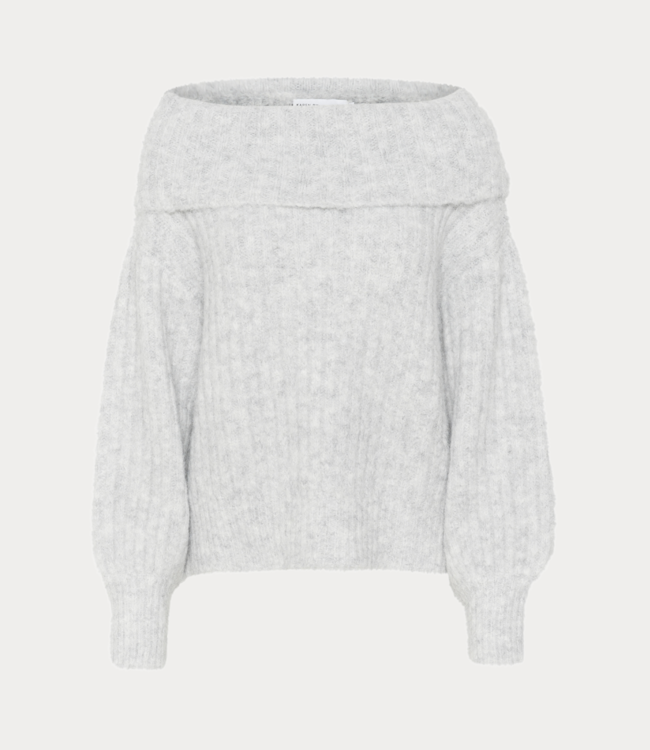 Karen By Simonsen Kbtiffanie pullover opal gray melange  10105293-1638011