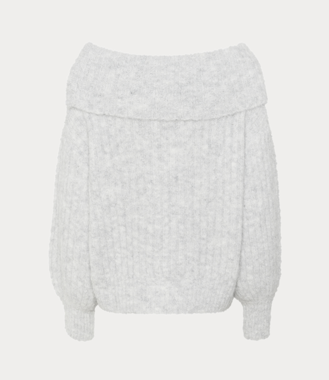 Karen By Simonsen Kbtiffanie pullover opal gray melange  10105293-1638011