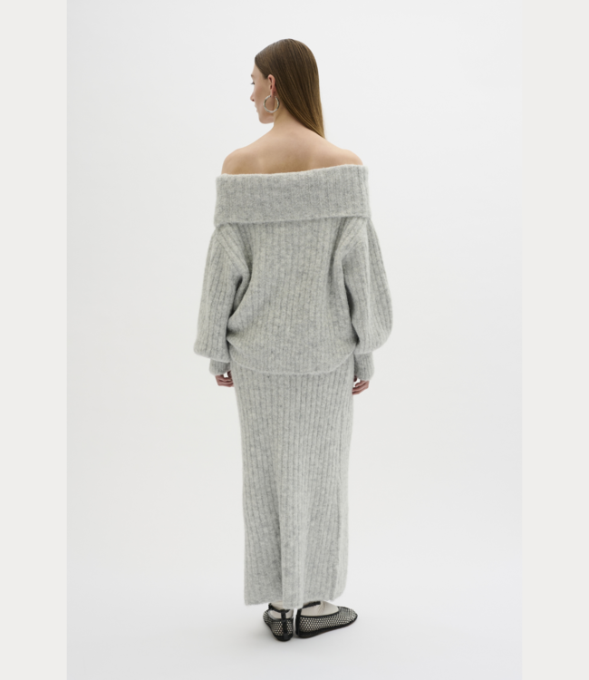 Karen By Simonsen Kbtiffanie pullover opal gray melange  10105293-1638011