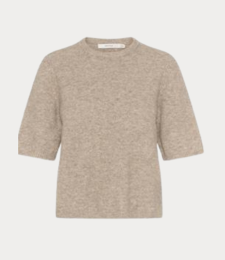 Gestuz AlphaGZ ss tee Warm Sand Melange