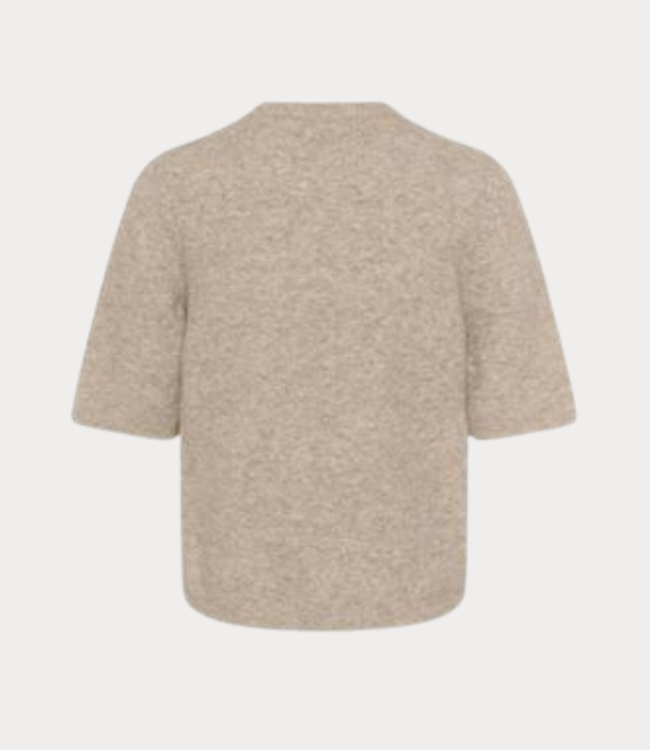 Gestuz AlphaGZ ss tee Warm Sand Melange 10909815-1512141