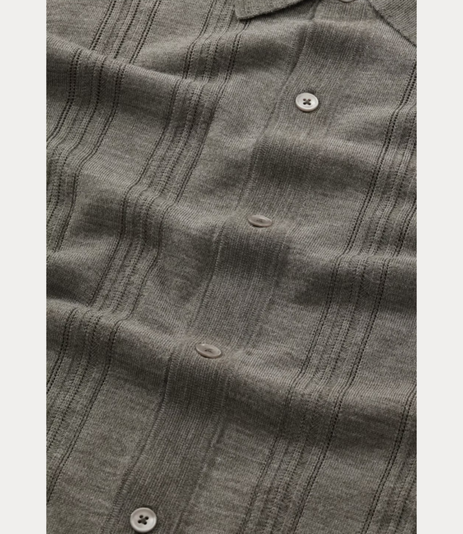 NN.07 Thor SS knitted shirt 6584  Capers 2526584695-343