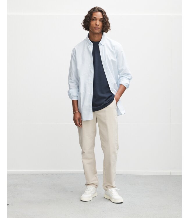 Goodpeople Oxford shirt Light Blue White - 90000203-7019