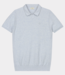 Dstrezzed mercury short sleeve polo lt. blue 420026-NOS-646