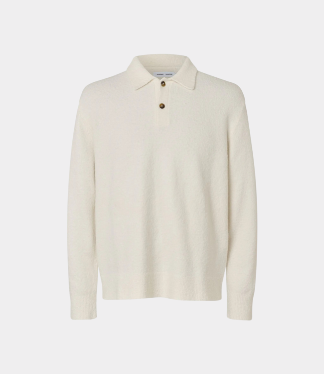 Samsoe Samsoe Sanino polo clear cream M24100093-CLR000289