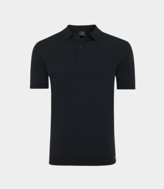 Genti Polo button s/s navy