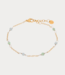 Label Kiki Dottie green bracelet gold KSA2951-GOLD
