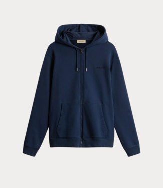 Woolrich Light fleece zip hoodie dream blue