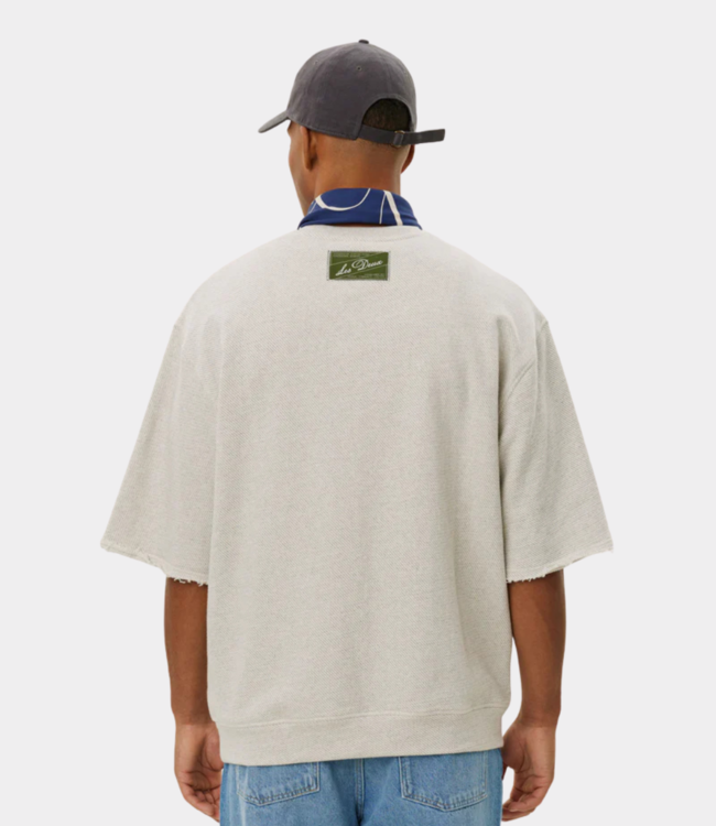 Les Deux Sully Patch SS Sweatshirt grey melange LDM200188-320320