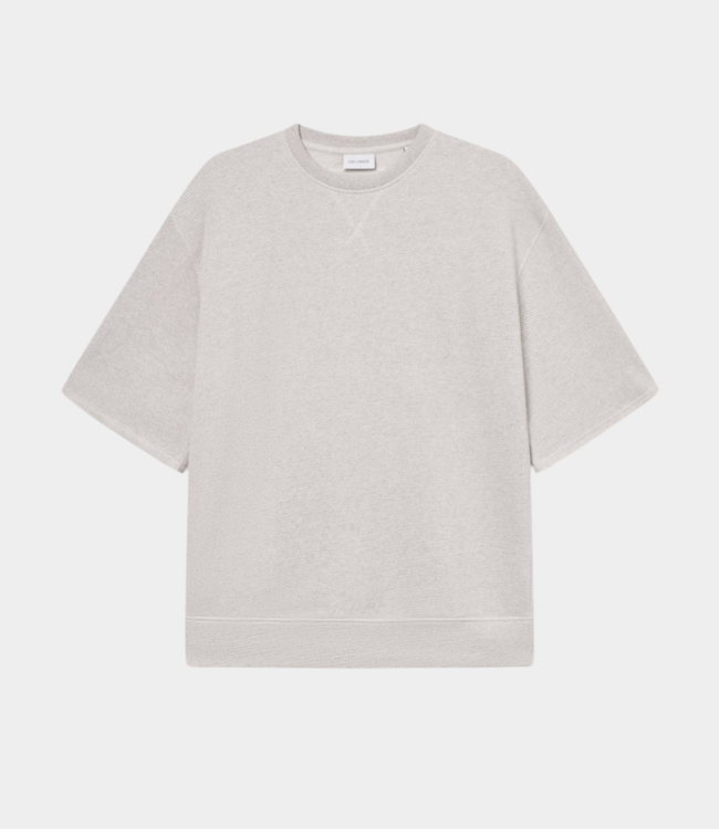 Les Deux Sully Patch SS Sweatshirt grey melange LDM200188-320320