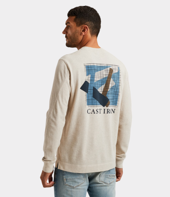 Cast Iron R neck regular fit popcron l/s crockery CTS2503523-7146