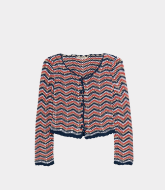 The New Society Areti cardigan chili