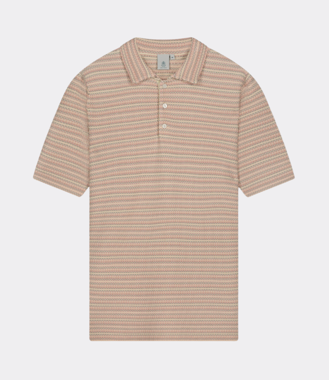 Law of the Sea Vague knitted polo desert sand 10059-809