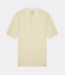 Law of the Sea Yohei knitted polo vanilla  10060-502