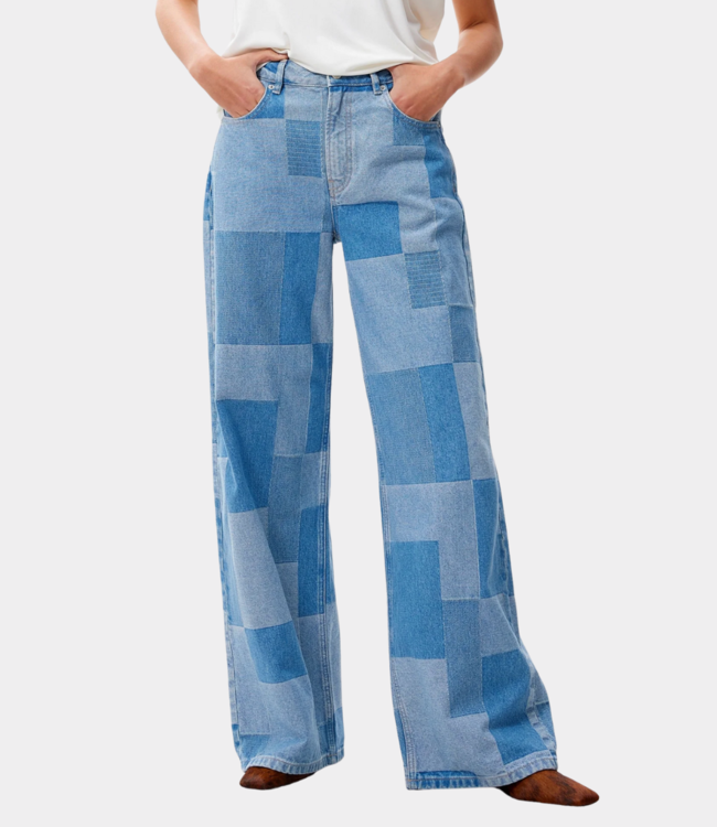 Catwalk Junkie Jeans Loose patchwork Blue 2502010007-300