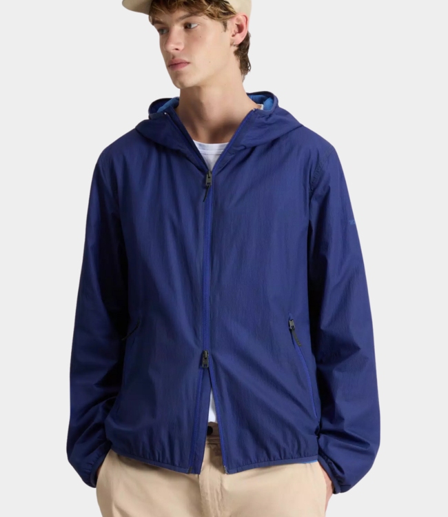 Woolrich Ultralight Hood Jacket Twilight Blue – Light Mini Ripstop Jacket