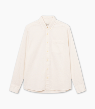 Foret Hornet seersucker shirt cloud