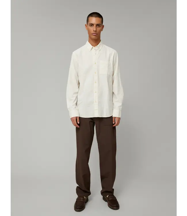 Foret Hornet seersucker shirt cloud F4818-CLOUD