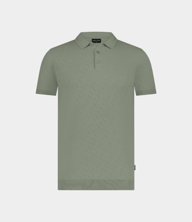 Saint Steve Teije polo s/s leaf green