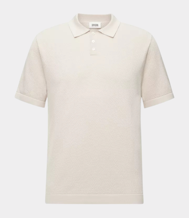 Drykorn Triton polo s/s brown beige 420187-1821