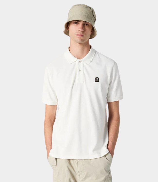 Parajumpers Patch Polo White