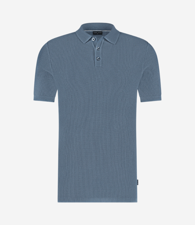 Saint Steve Stanley polo s/s iron blue