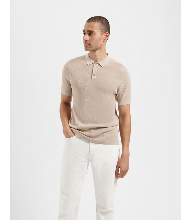 Saint Steve Stanley polo s/s sand