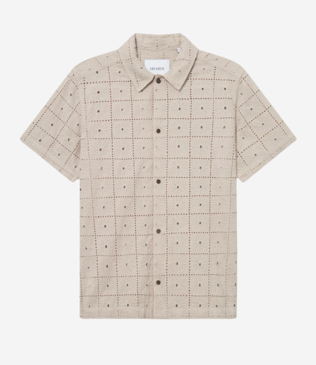 Les Deux  Hector Anglaise SS Shirt light sand LDM401099-815815
