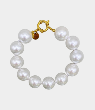 Bonnie Studios Fred big bracelet white
