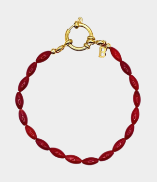Bonnie Studios Tommy coral bracelet red