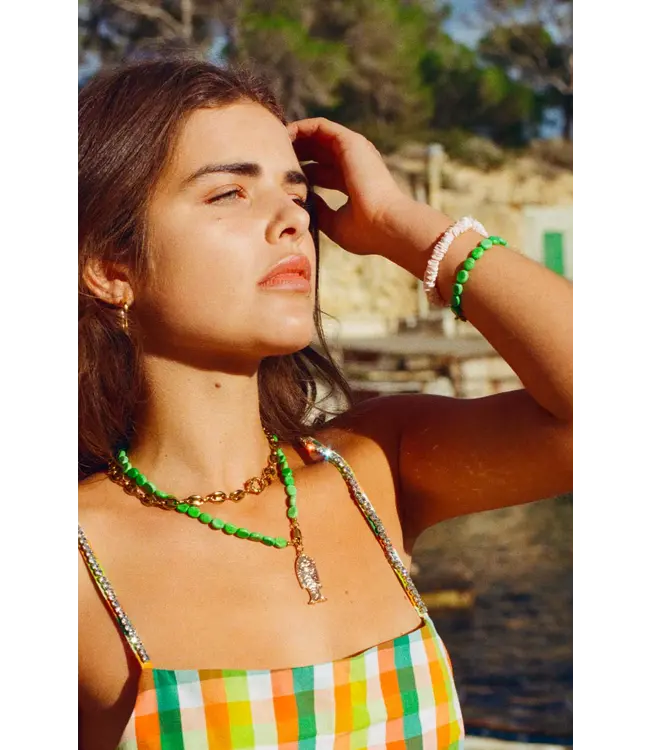 Bonnie Studios  charlie green necklace green BS735-Green