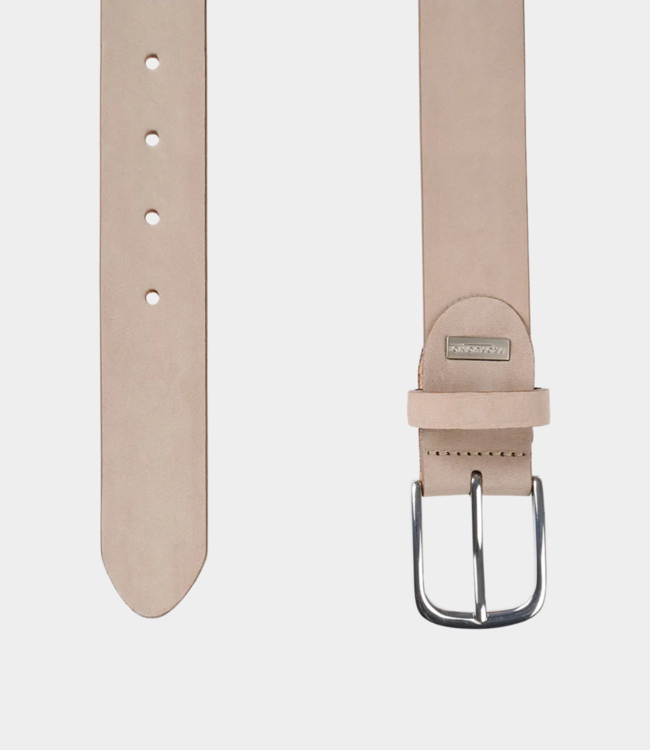 Profuomo Belt nubuk leather taupe PP2R00009B-TAUPE