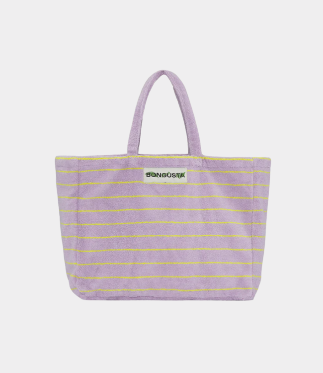 Bongusta Naram Weekend Bag lilac & neon yellow BON27-LILAC