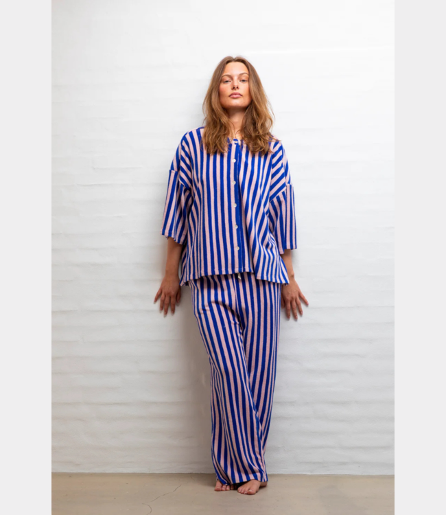 Bongusta Naram pants dazzling blue rose BON70-BLUE