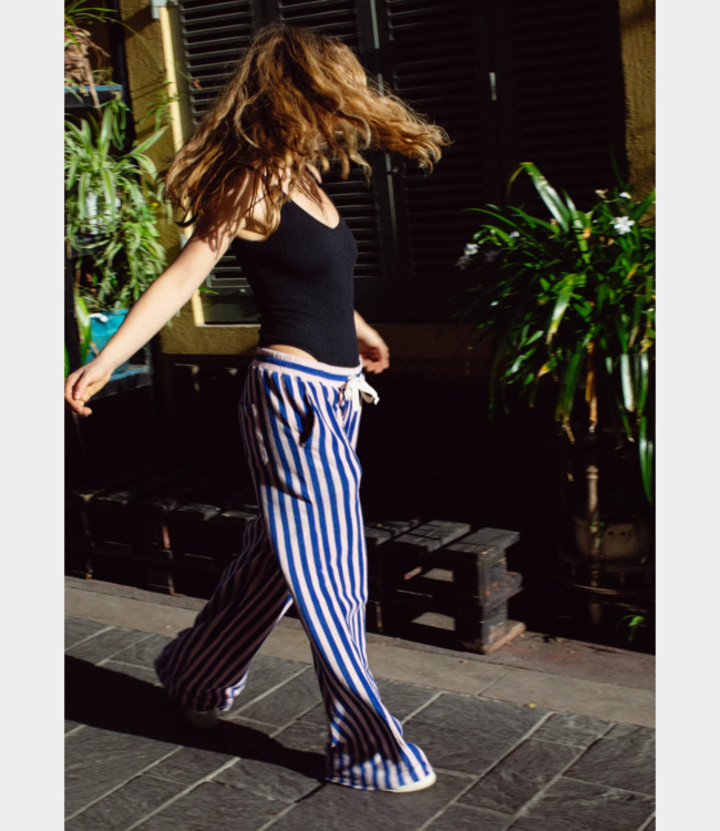 Bongusta Naram pants dazzling blue rose BON70-BLUE